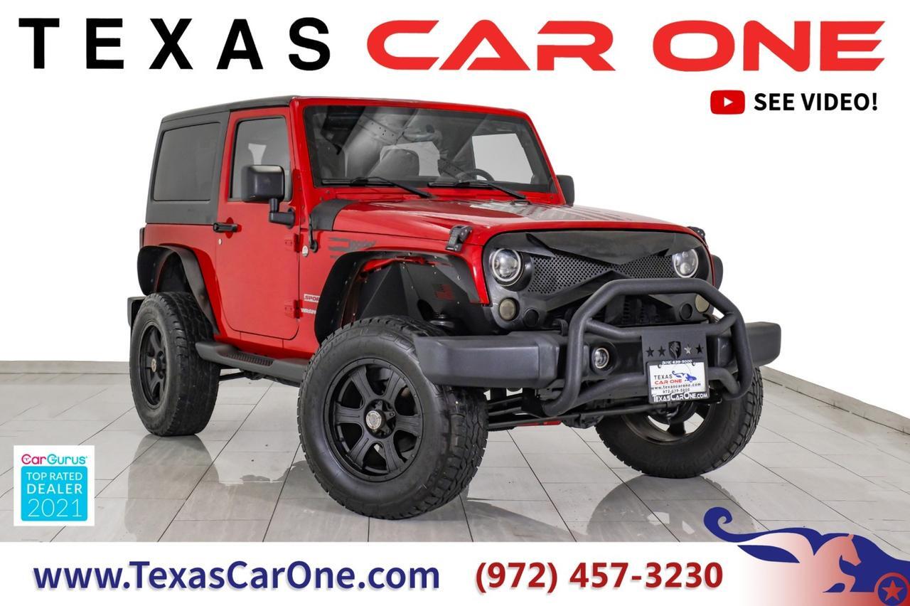2012 Jeep Wrangler SPORT 4WD HARD TOP CONVERTIBLE CRUISE CONTROL ALLOY WHEELS TOW HITCH