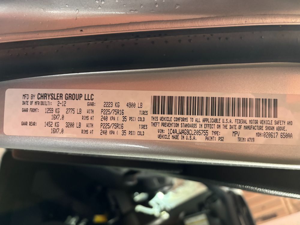 2012 Jeep Wrangler Sport Franklin OH