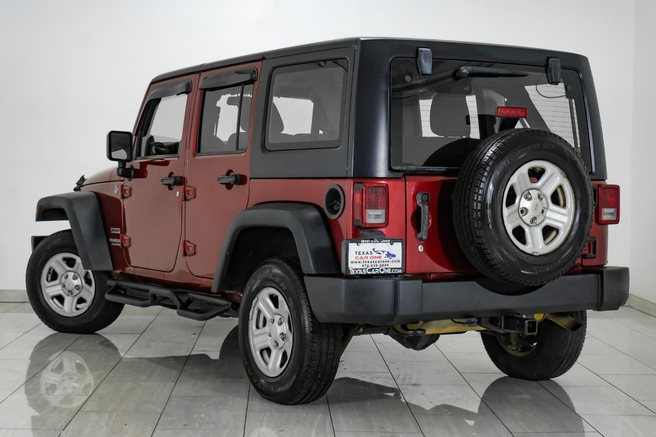 2012 Jeep Wrangler UNLIMITED SPORT 4WD AUTOMATIC HARD TOP CONVERTIBLE CRUISE CONTRO Carrollton TX