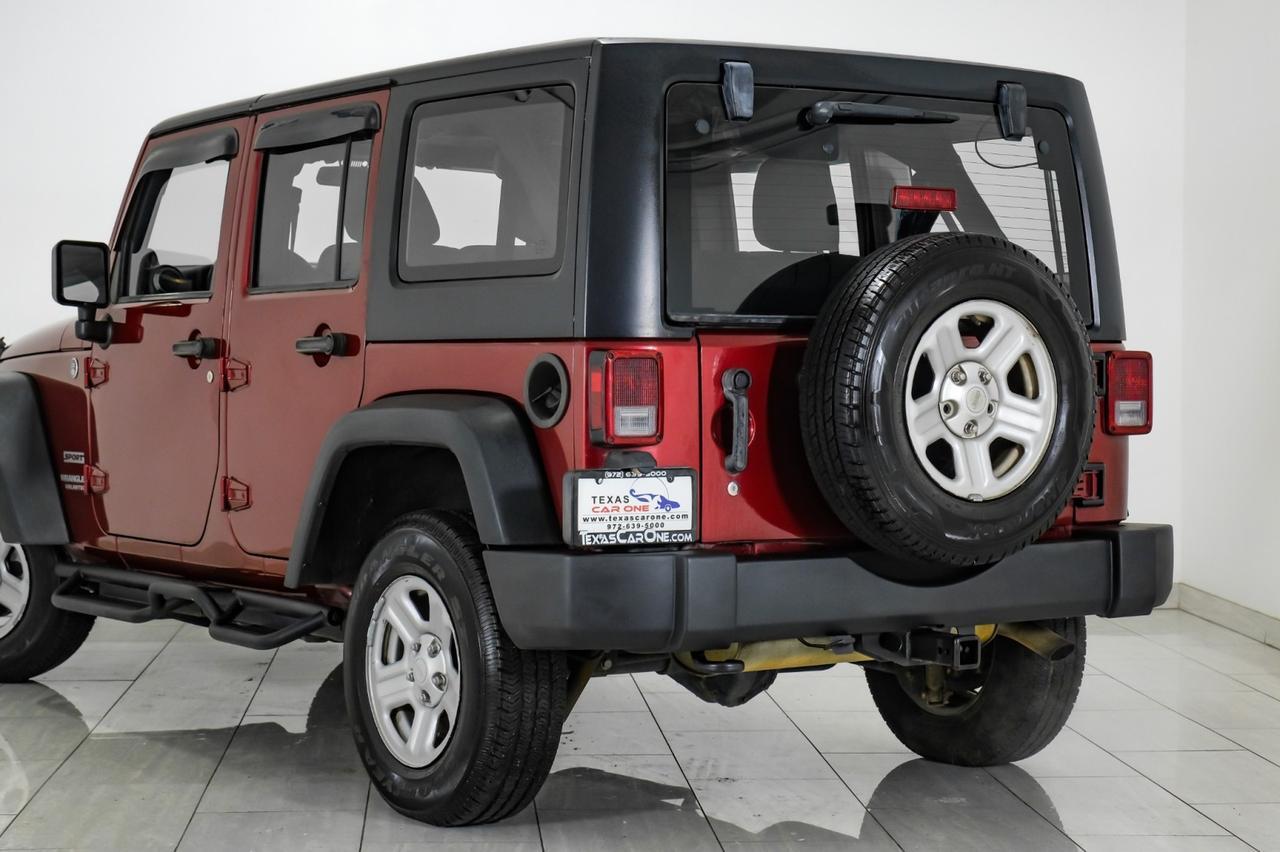 2012 Jeep Wrangler UNLIMITED SPORT 4WD AUTOMATIC HARD TOP CONVERTIBLE CRUISE CONTRO Carrollton TX