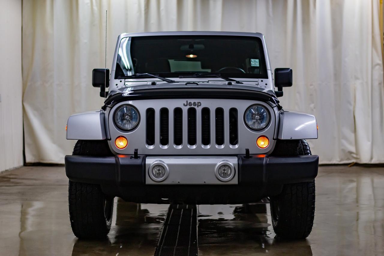 2012 Jeep Wrangler Unlimited 4x4 Sahara Leather Nav Red Deer AB