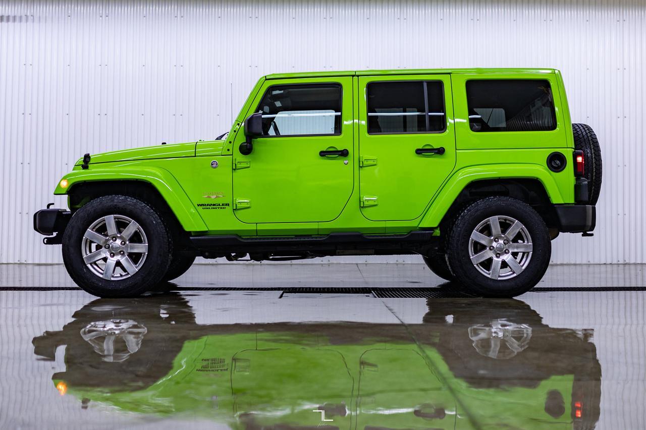 2012 Jeep Wrangler Unlimited 4x4 Sahara Leather Nav Red Deer AB