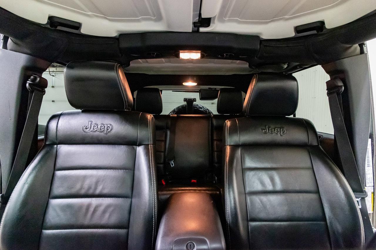 2012 Jeep Wrangler Unlimited 4x4 Sahara Lift Leather Nav Winch Red Deer AB