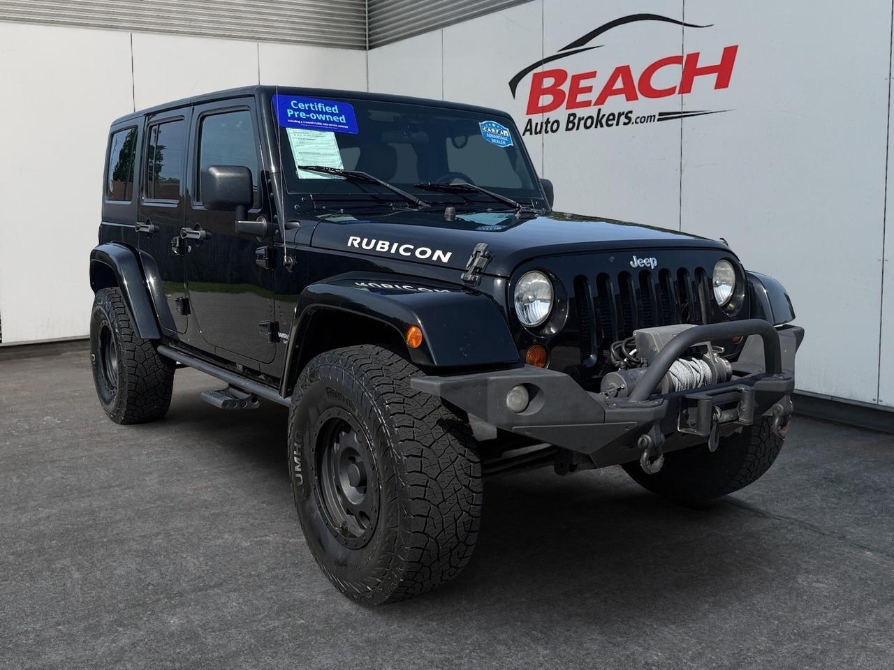 2012 Jeep Wrangler Unlimited Rubicon, HEATED SEATS, BLUETOOTH, POWER/HEATED MIRRORS, POWER LOCKS, REMOTE KEYLESS ENTRY, TOW PACKAGE, RUNNING BOARDS, SUPER SUPER LOW MILES!