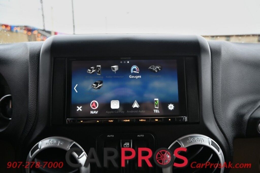 2012 Jeep Wrangler Unlimited Sahara - 4x4 - Remote Start - 3.6L V6 - Leather & Heated Seats - Power WIndows & Locks - Keyless Entry - Infinty Sound System - NAV - Bluetooth - Winch Ready Bumper w/ 20 Lightbar - Color Matched Hard Top - American Outlaw Wheels - Tow Pkg Anchorage AK