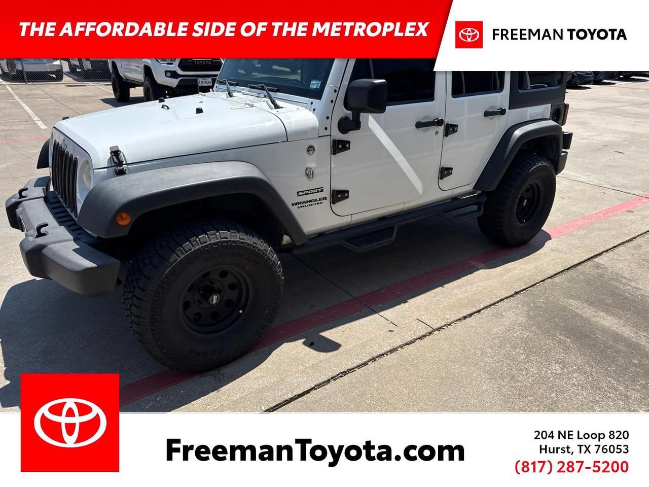 2012 Jeep Wrangler Unlimited Sport Hurst TX
