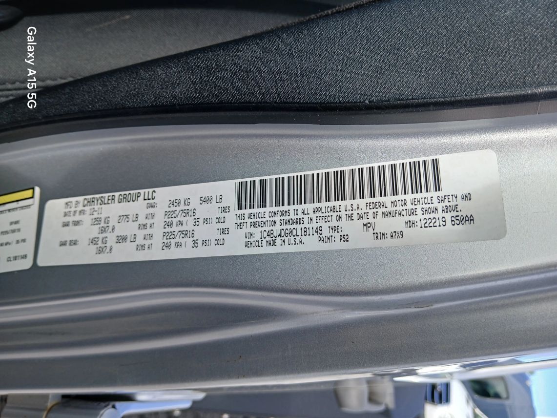 2012 Jeep Wrangler Unlimited Sport SUV 4D Maitland FL