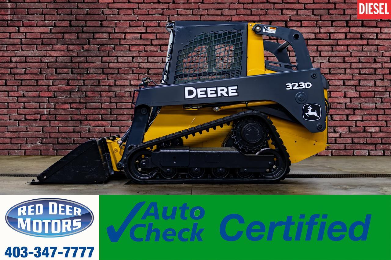 2012 John Deere 323D Track Skid Steer Loader Bucket Diesel