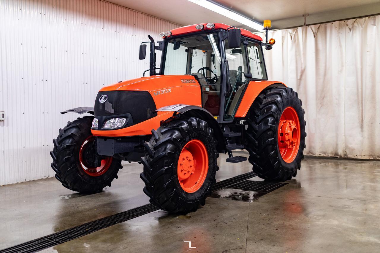 2012 Kubota M135X 4WD Tractor Diesel Red Deer AB
