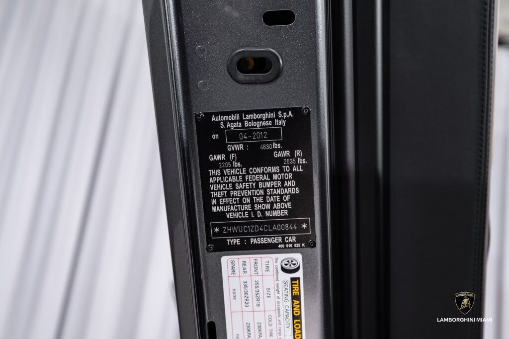 2012 Lamborghini Aventador LP 700-4 North Miami Beach FL