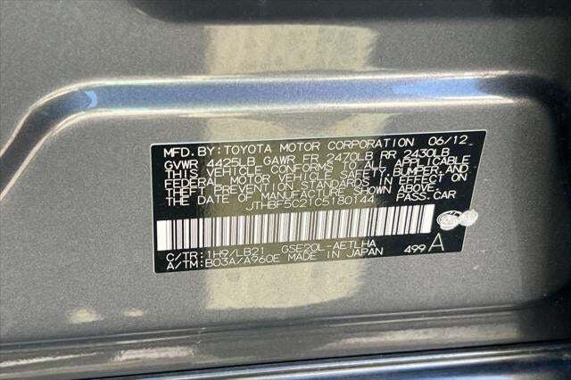 2012 Lexus IS 250 Roseville CA