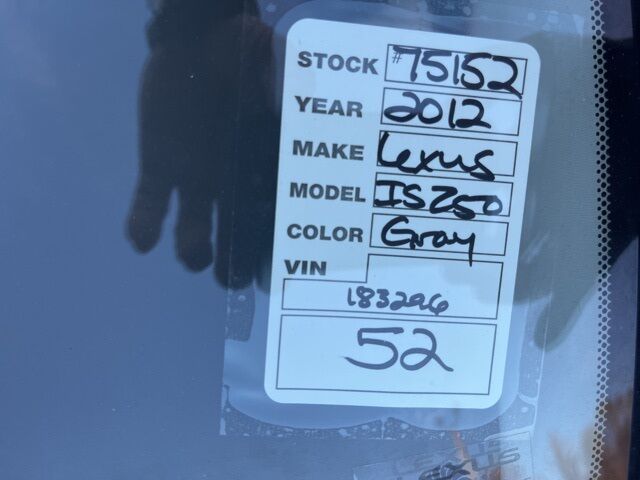 2012 Lexus IS 250 Jacksonville FL