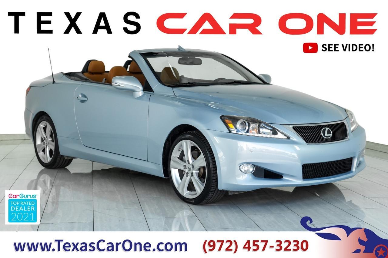 2012 Lexus IS 250C NAVIGATION LEATHER HEATED SEATS REAR CAMERA KEYLESS START BLUETOOTH PADDLE SHIFTERS Carrollton TX