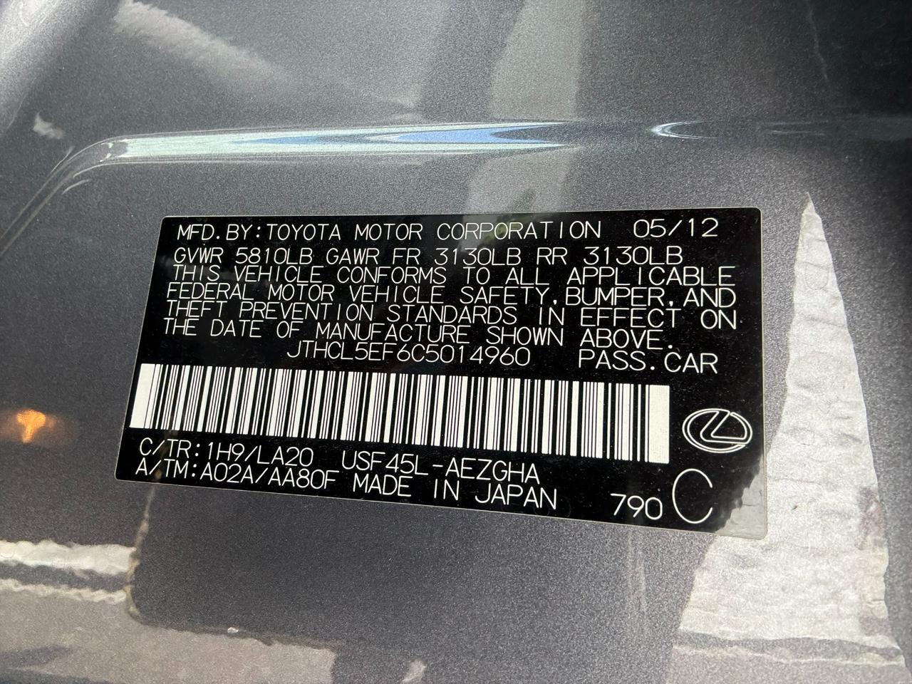 2012 Lexus LS 460 4dr Sdn AWD Jacksonville FL