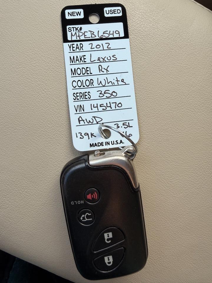 2012 Lexus RX 350 AWD Minocqua WI