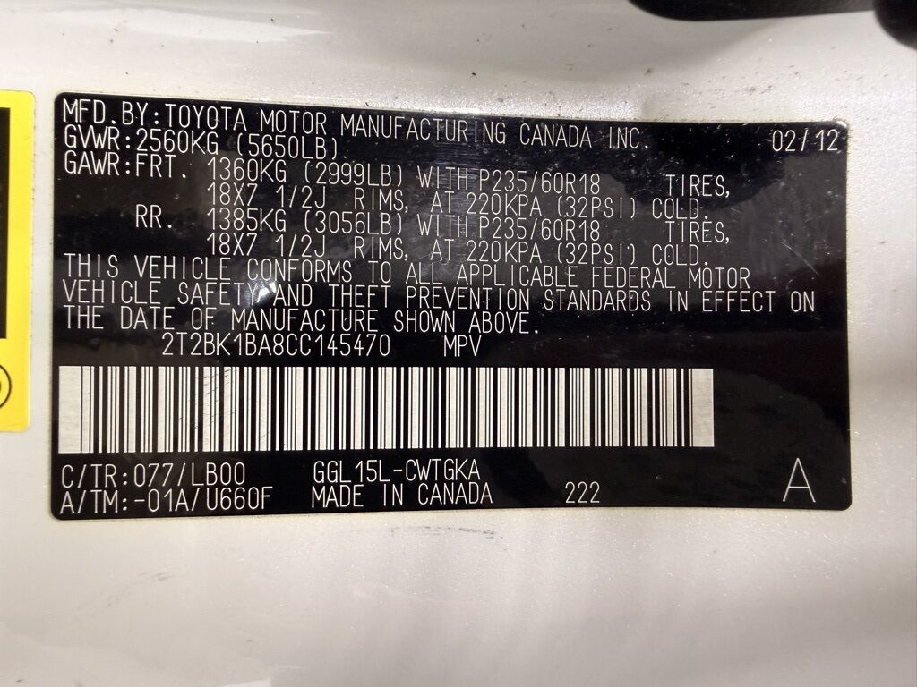 2012 Lexus RX 350 AWD Minocqua WI