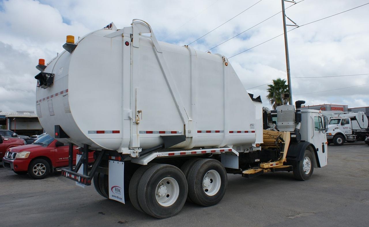 2012 Mack LEU613 30 yd. Heil Side Loader Garbage Truck Tampa FL
