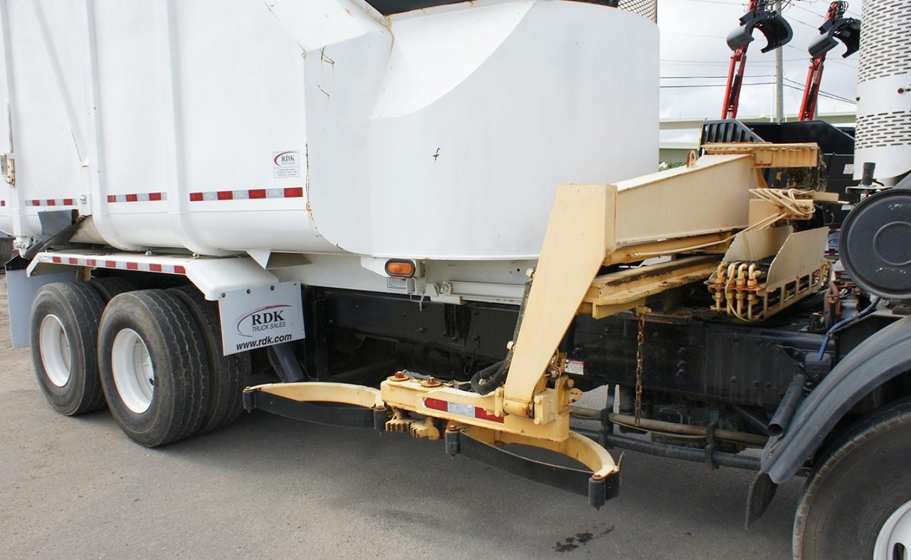 2012 Mack LEU613 30 yd. Heil Side Loader Garbage Truck Tampa FL