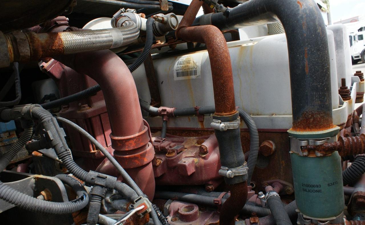 2012 Mack LEU613 30 yd. Heil Side Loader Garbage Truck Tampa FL