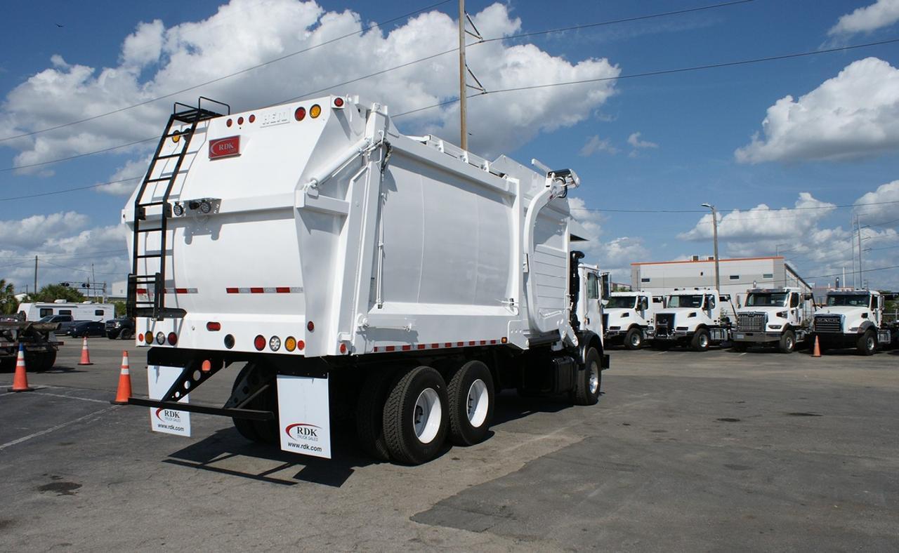 2012 Mack MRU613 40 yard Heil Front Loader Garbage Truck Tampa FL