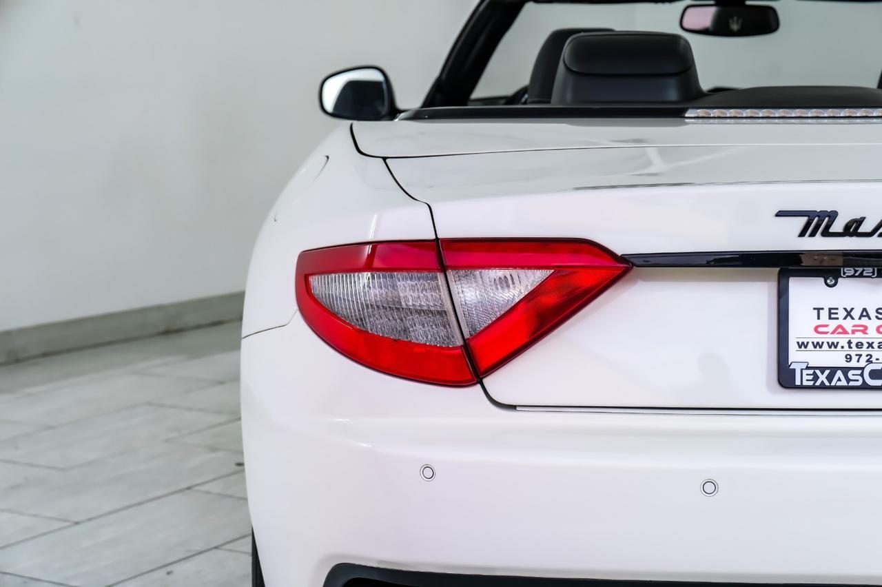 2012 Maserati GranTurismo Convertible SPORT NAVIGATION LEATHER HEATED SEATS FRONT AND REAR PARKING SENSORS BOSE SOUND PADDLE SHIFTERS Carrollton TX