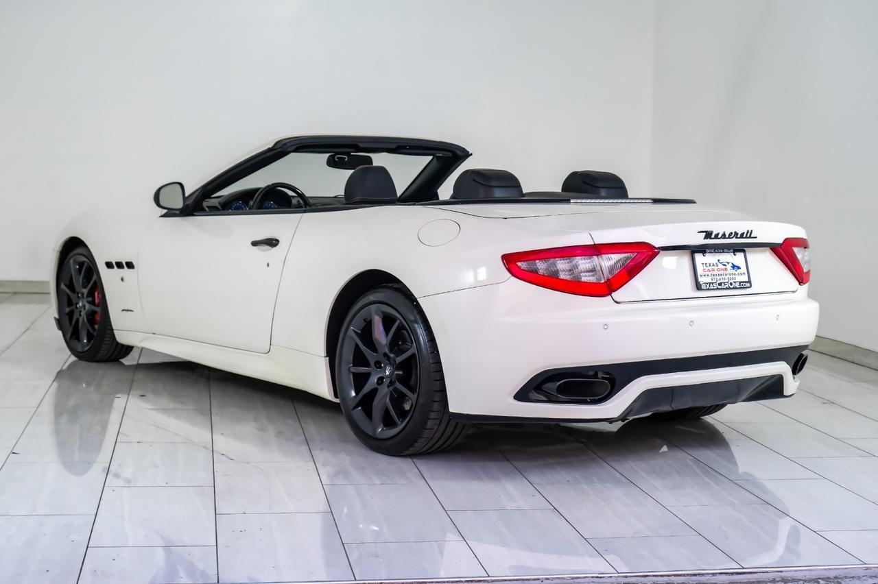 2012 Maserati GranTurismo Convertible SPORT NAVIGATION LEATHER HEATED SEATS FRONT AND REAR PARKING SENSORS BOSE SOUND PADDLE SHIFTERS Carrollton TX