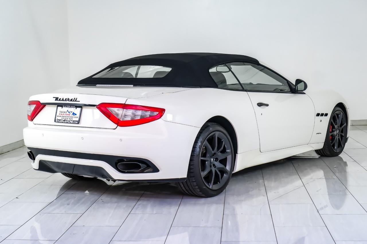2012 Maserati GranTurismo Convertible SPORT NAVIGATION LEATHER HEATED SEATS FRONT AND REAR PARKING SENSORS BOSE SOUND PADDLE SHIFTERS Carrollton TX