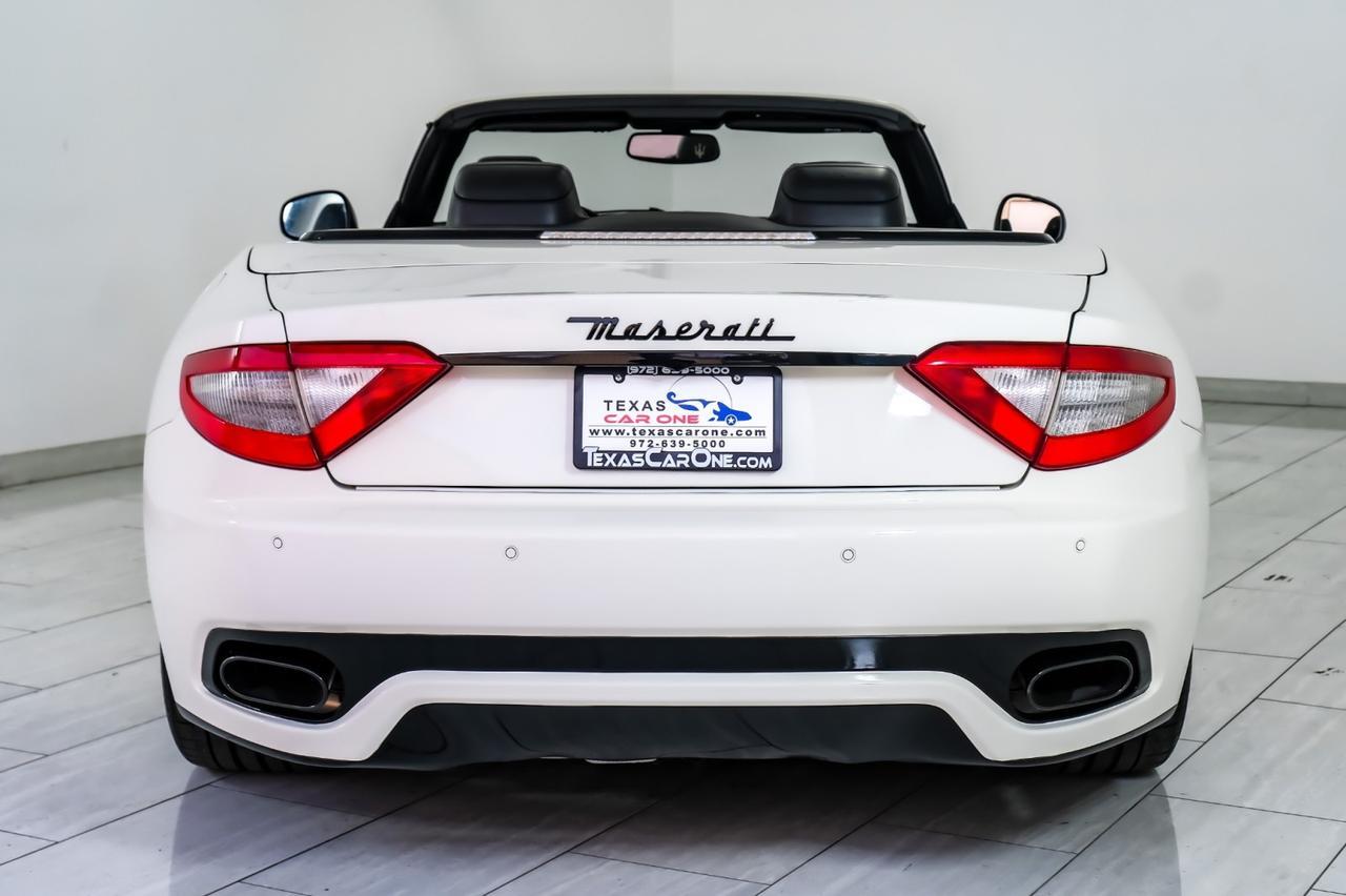 2012 Maserati GranTurismo Convertible SPORT NAVIGATION LEATHER HEATED SEATS FRONT AND REAR PARKING SENSORS BOSE SOUND PADDLE SHIFTERS Carrollton TX