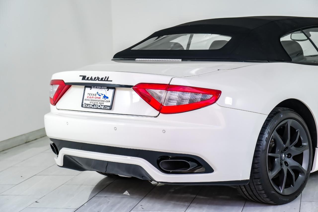 2012 Maserati GranTurismo Convertible SPORT NAVIGATION LEATHER HEATED SEATS FRONT AND REAR PARKING SENSORS BOSE SOUND PADDLE SHIFTERS Carrollton TX