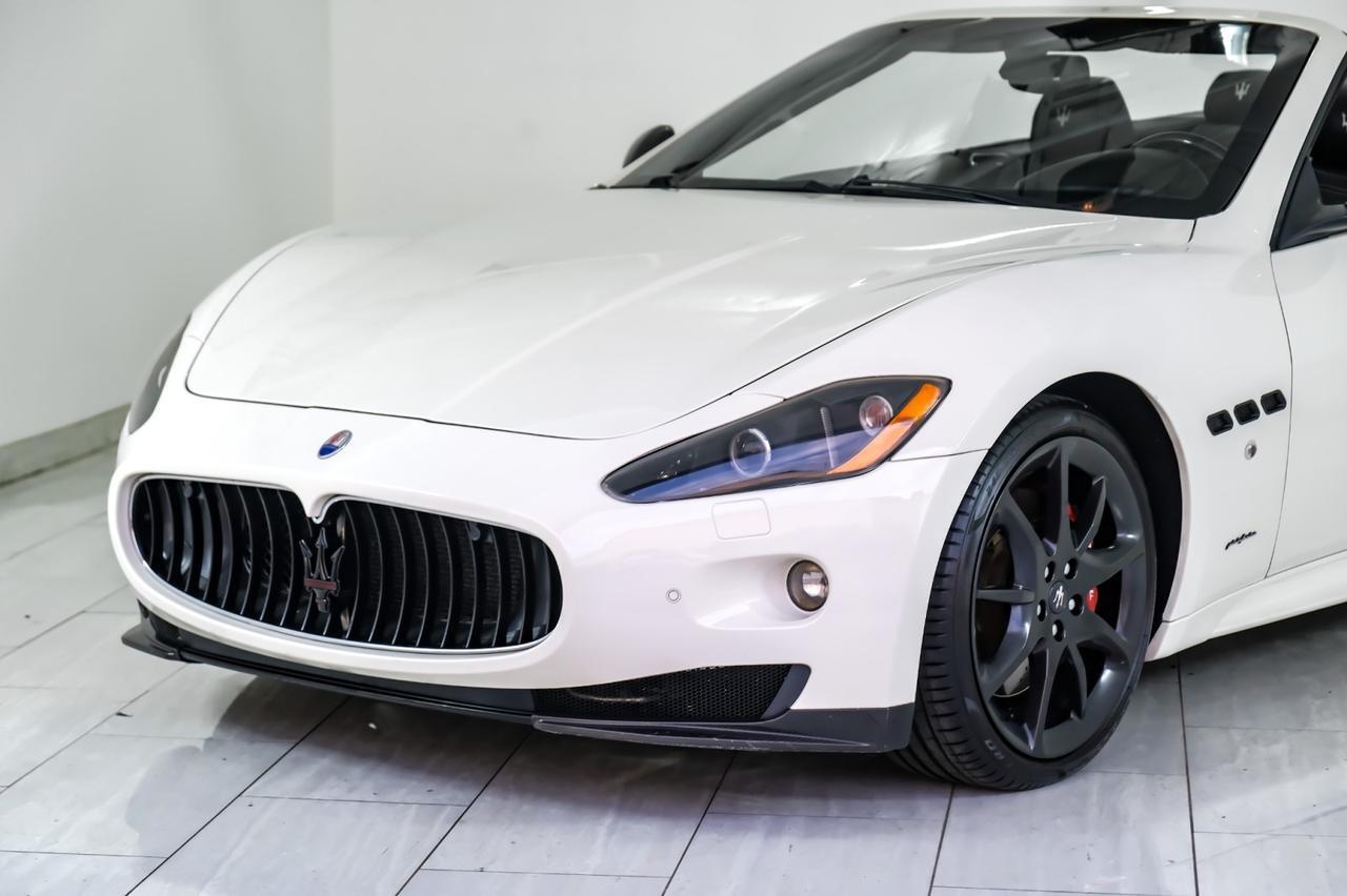 2012 Maserati GranTurismo Convertible SPORT NAVIGATION LEATHER HEATED SEATS FRONT AND REAR PARKING SENSORS BOSE SOUND PADDLE SHIFTERS Carrollton TX
