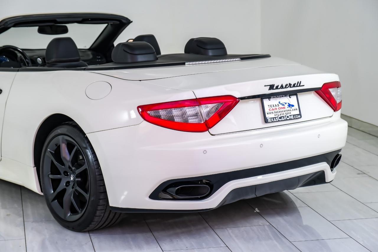 2012 Maserati GranTurismo Convertible SPORT NAVIGATION LEATHER HEATED SEATS FRONT AND REAR PARKING SENSORS BOSE SOUND PADDLE SHIFTERS Carrollton TX