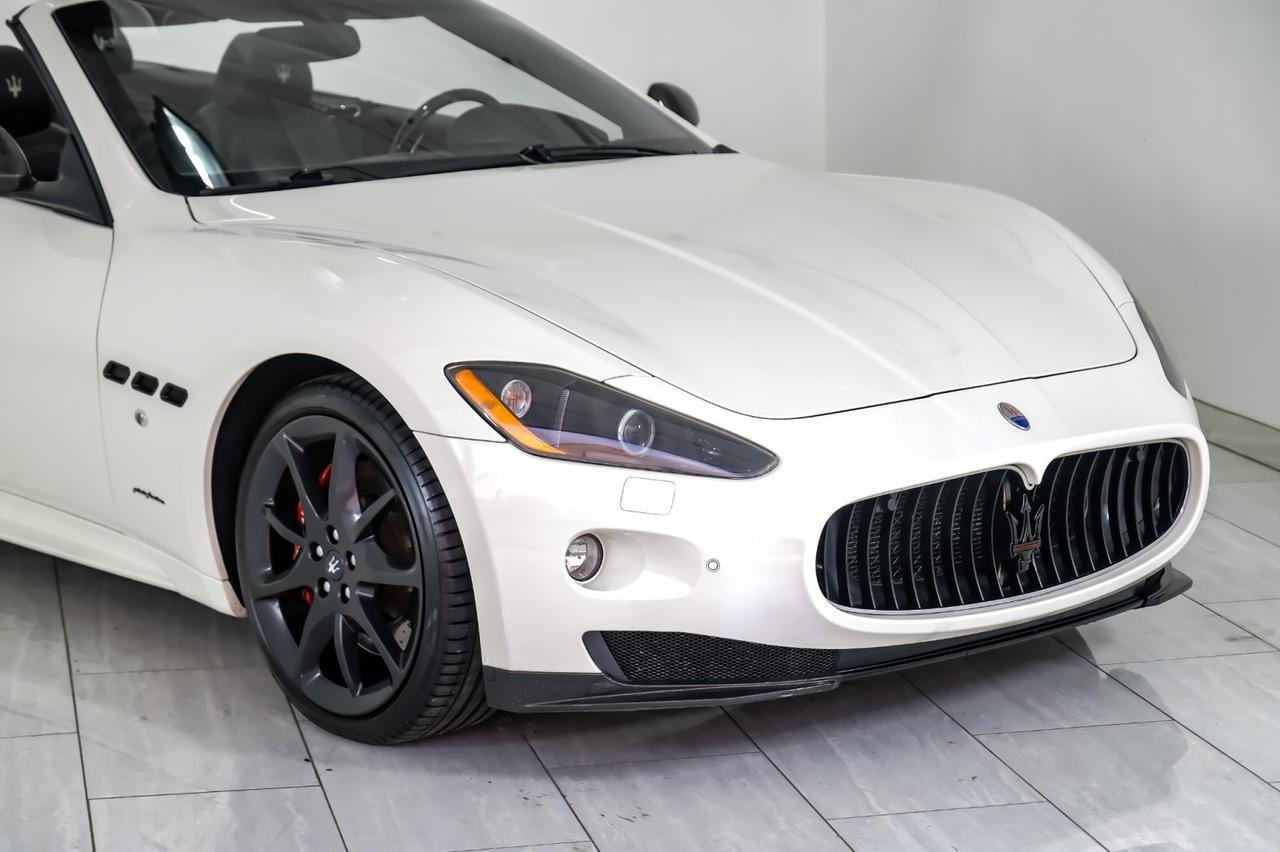 2012 Maserati GranTurismo Convertible SPORT NAVIGATION LEATHER HEATED SEATS FRONT AND REAR PARKING SENSORS BOSE SOUND PADDLE SHIFTERS Carrollton TX