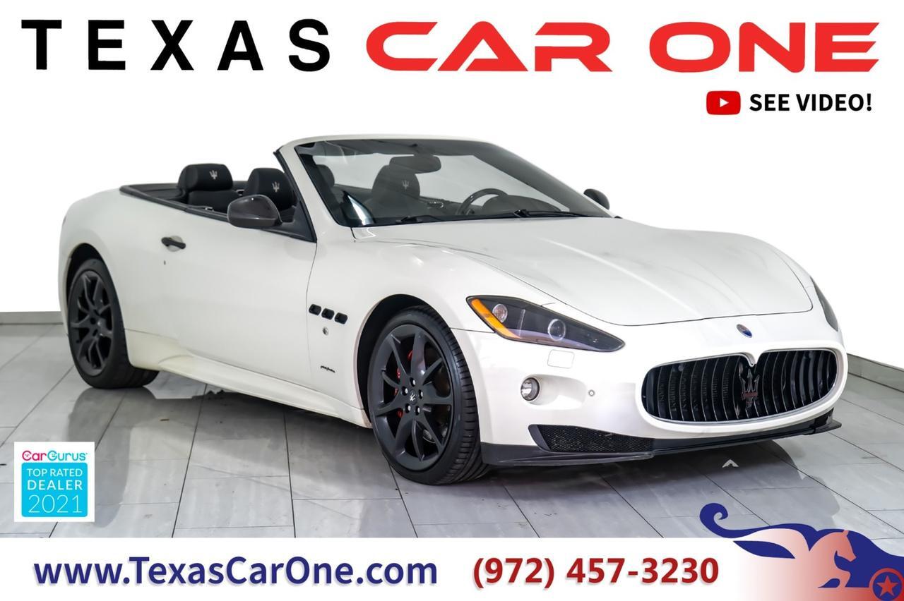 2012 Maserati GranTurismo Convertible SPORT NAVIGATION LEATHER HEATED SEATS FRONT AND REAR PARKING SENSORS BOSE SOUND PADDLE SHIFTERS Carrollton TX