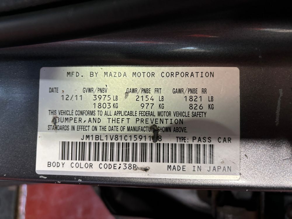 2012 Mazda Mazda3 i Touring Franklin OH