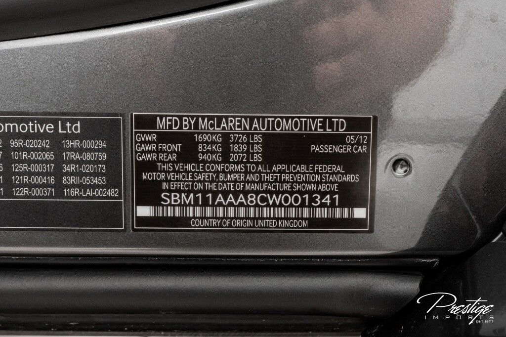 2012 McLaren MP4-12C North Miami Beach FL