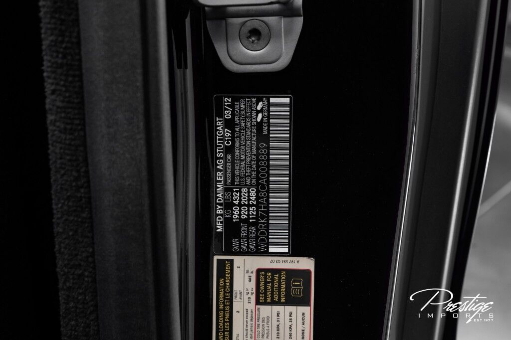 2012 Mercedes-Benz AMG SLS Roadster North Miami Beach FL