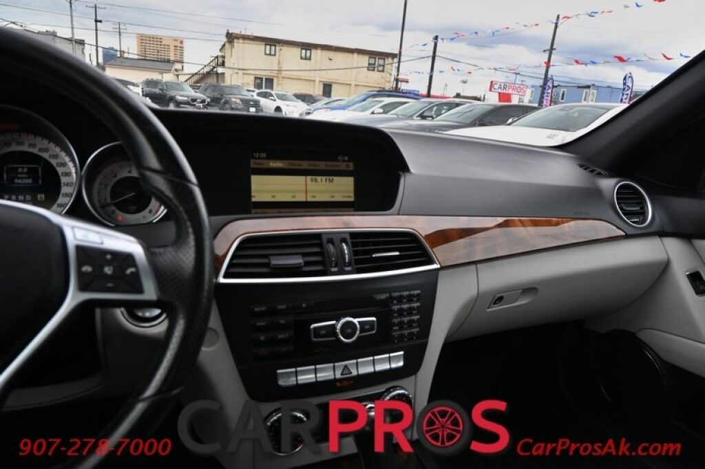 2012 Mercedes-Benz C 300 Sport Premium 1 & Luxury Pkg - All Wheel Drive - Power & Leather Heated Seats - Push To Start - Passive Keyless Entry - Power Windows & Locks - Bluetooth - Backup Camera - NAV - Sunroof - Fog Lights - Aluminum Wheels Anchorage AK