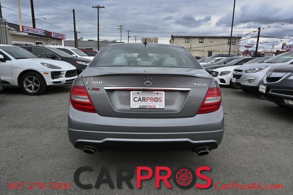 2012 Mercedes-Benz C 300 Sport Premium 1 & Luxury Pkg - All Wheel Drive - Power & Leather Heated Seats - Push To Start - Passive Keyless Entry - Power Windows & Locks - Bluetooth - Backup Camera - NAV - Sunroof - Fog Lights - Aluminum Wheels Anchorage AK