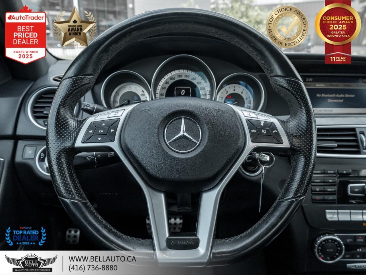 2012 Mercedes-Benz C-Class C300 AMG PKG PANO ROOF BACKUPCAM NOACCIDENT Toronto ON