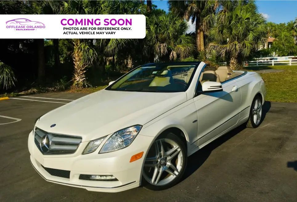 2012 Mercedes-Benz E-Class E 350 Convertible 2D