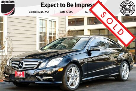 2012 Mercedes-Benz E550 AMG Sport Coupe Boston MA