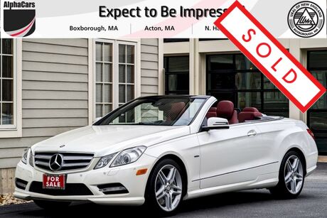 2012 Mercedes-Benz E550 Cabriolet Boston MA