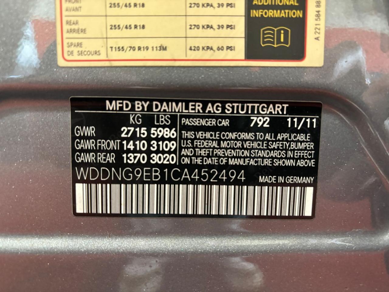 2012 Mercedes-Benz S 550 4MATIC Franklin OH