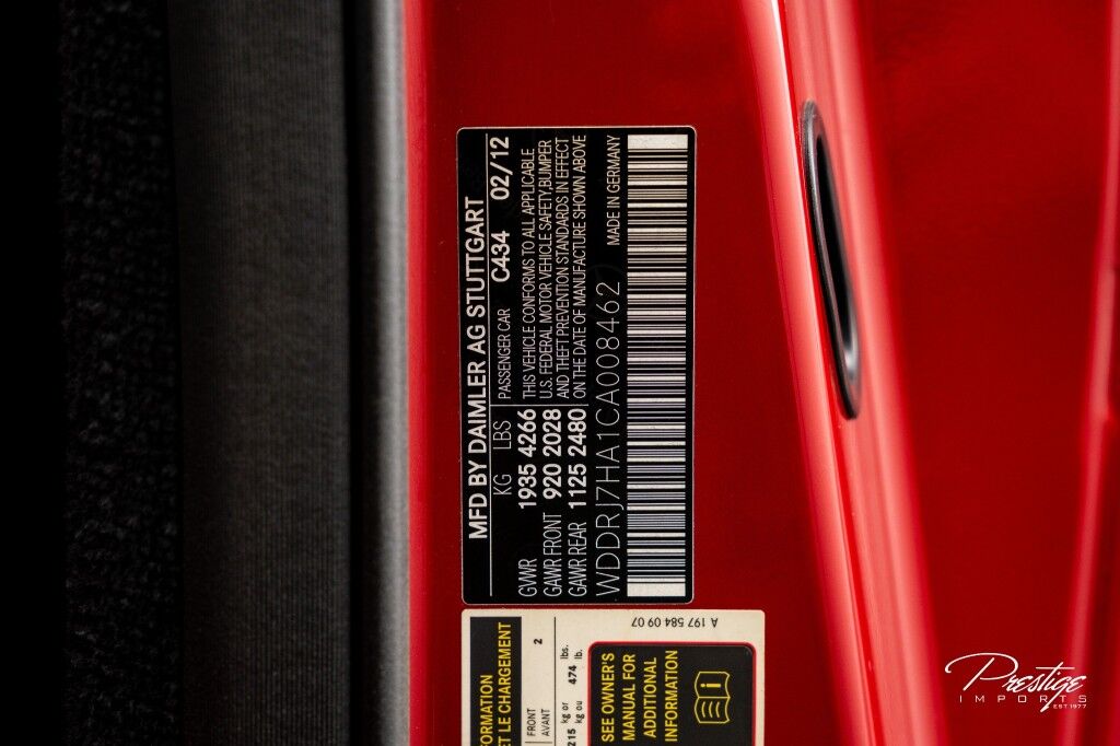 2012 Mercedes-Benz SLS AMG North Miami Beach FL