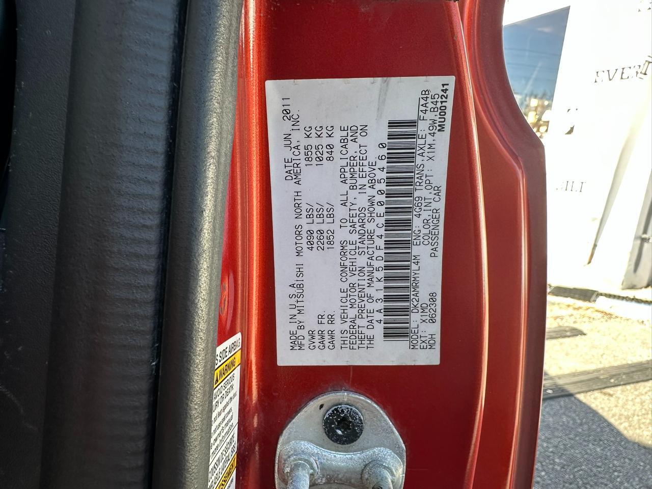 2012 Mitsubishi Eclipse 3dr Cpe Auto GS Sport Jacksonville FL