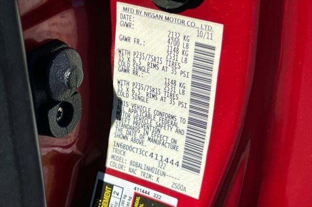 2012 Nissan Frontier S Roseville CA