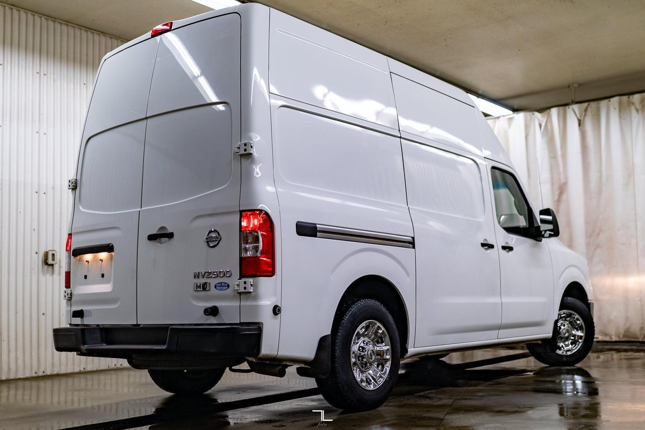 2012 Nissan NV 2500 High Roof Cargo Van Shelving Red Deer AB