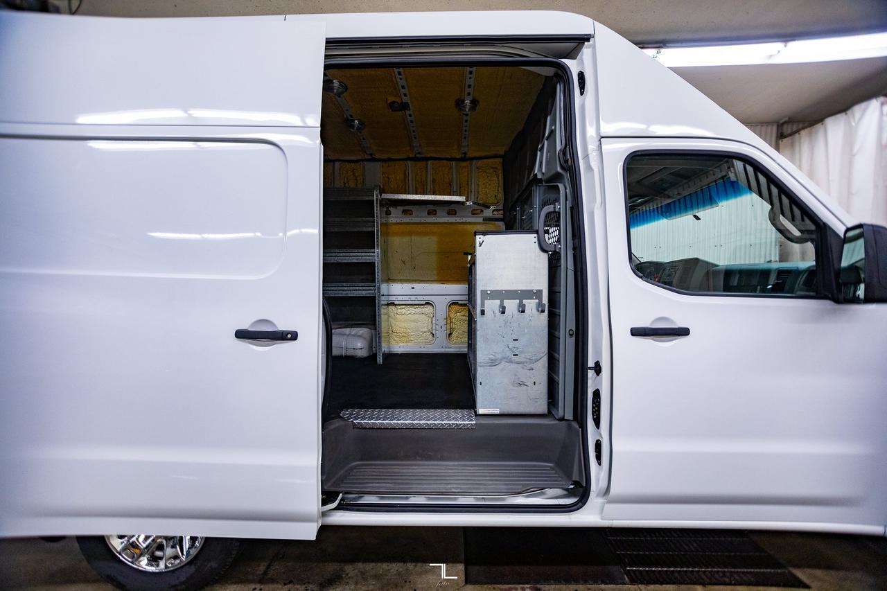 2012 Nissan NV 2500 High Roof Cargo Van Shelving Red Deer AB