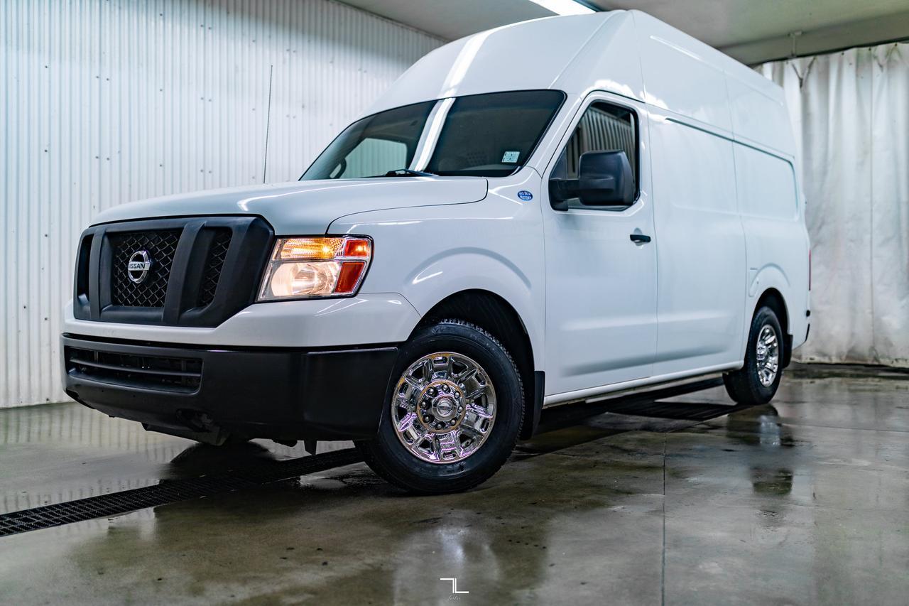 2012 Nissan NV 2500 High Roof Cargo Van Shelving Red Deer AB