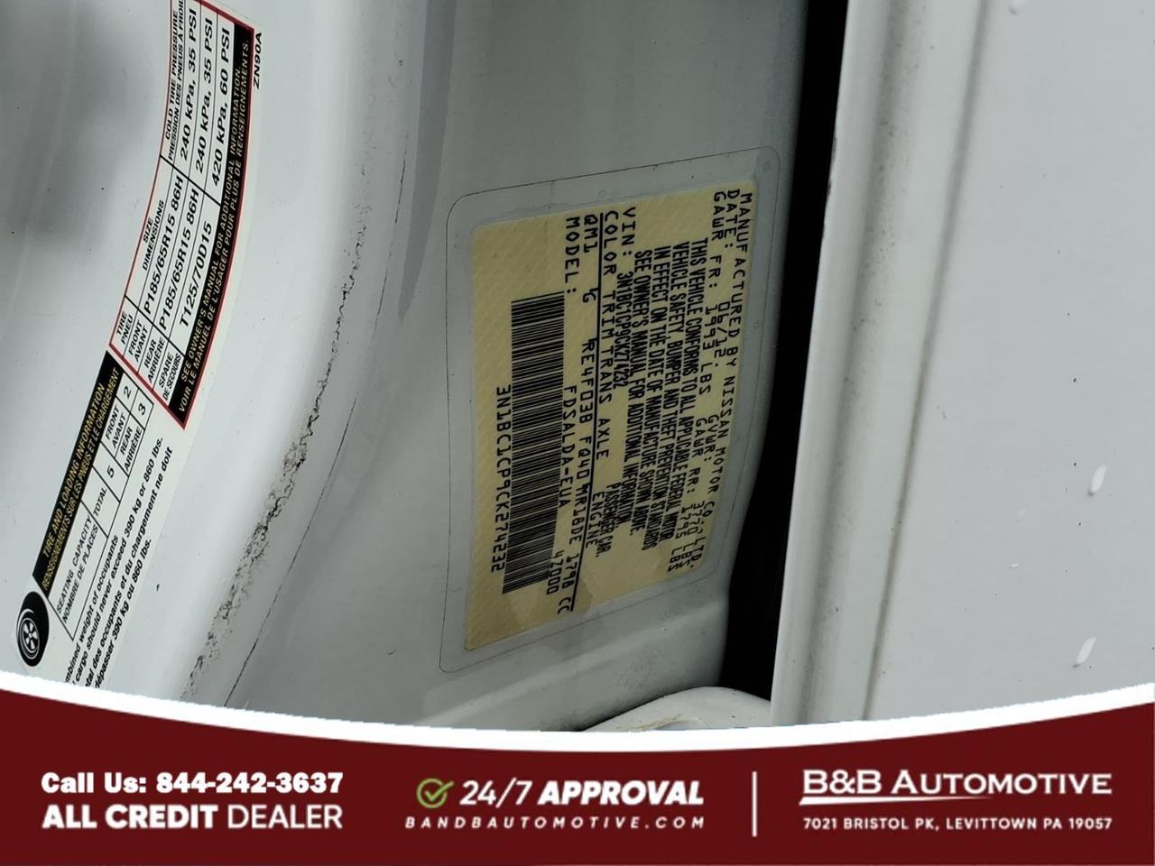 2012 Nissan Versa 1.8 S Levittown PA